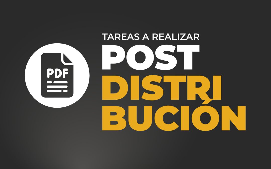 Tareas Post-Distribución